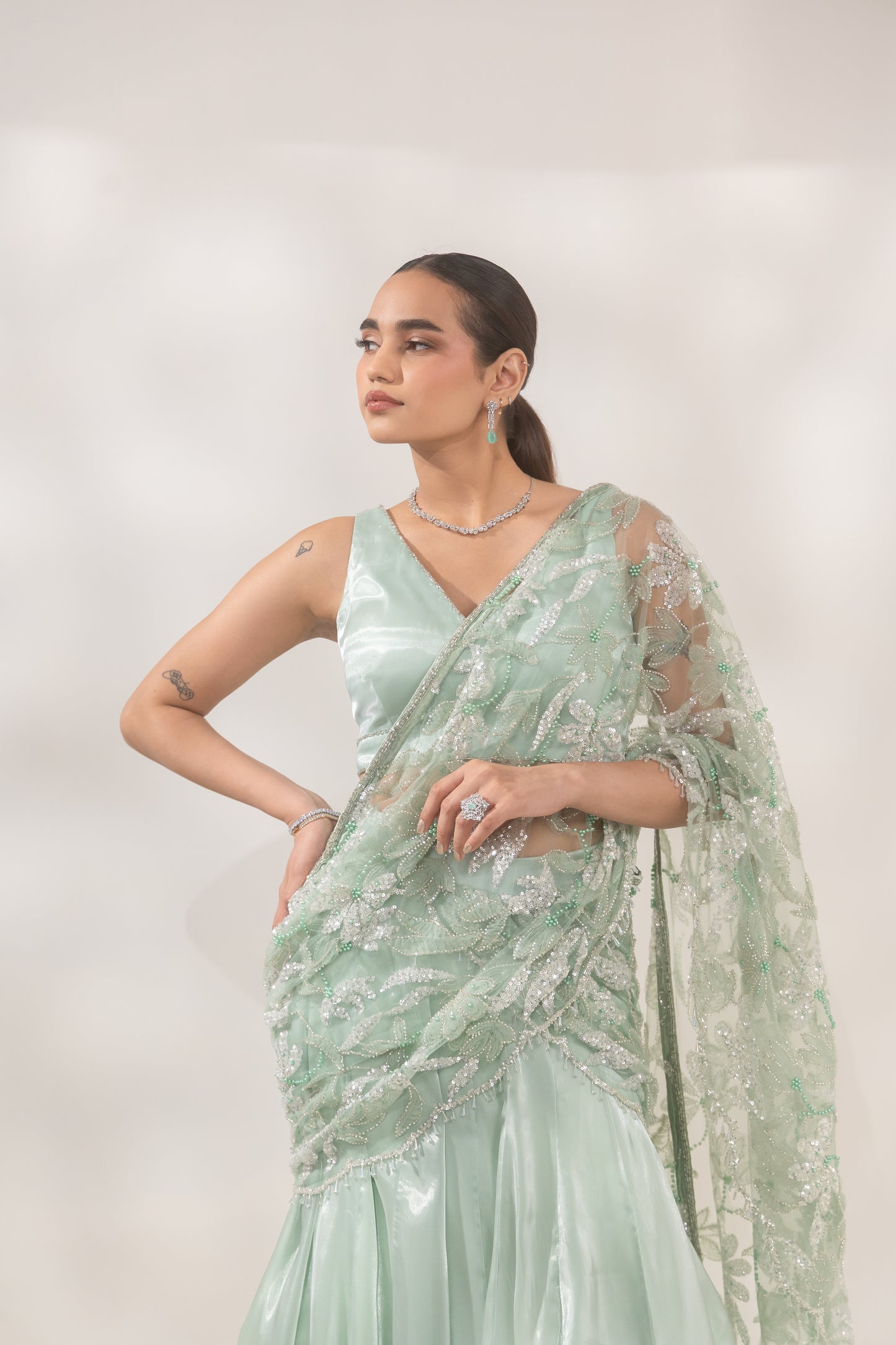 Floral Zaal Saree