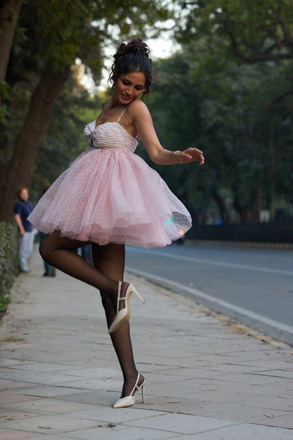 ROSETTE TUTU DRESS