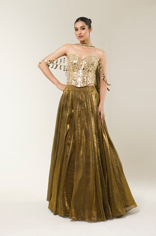 CHAMAK LEHENGA SET