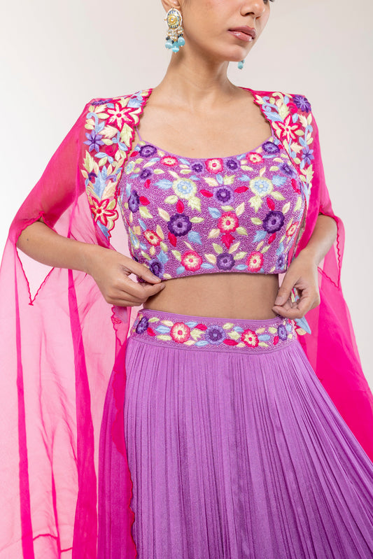 HIBISCUS LEHENGA SET
