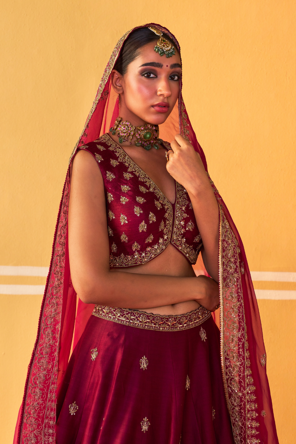 Bindu Lehenga Set