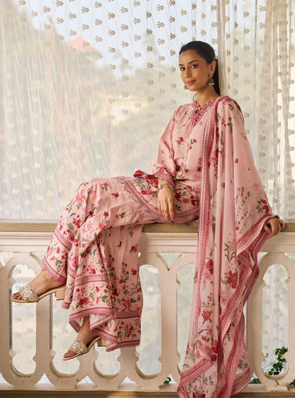 Lirae Lawn Pink Kurta Set