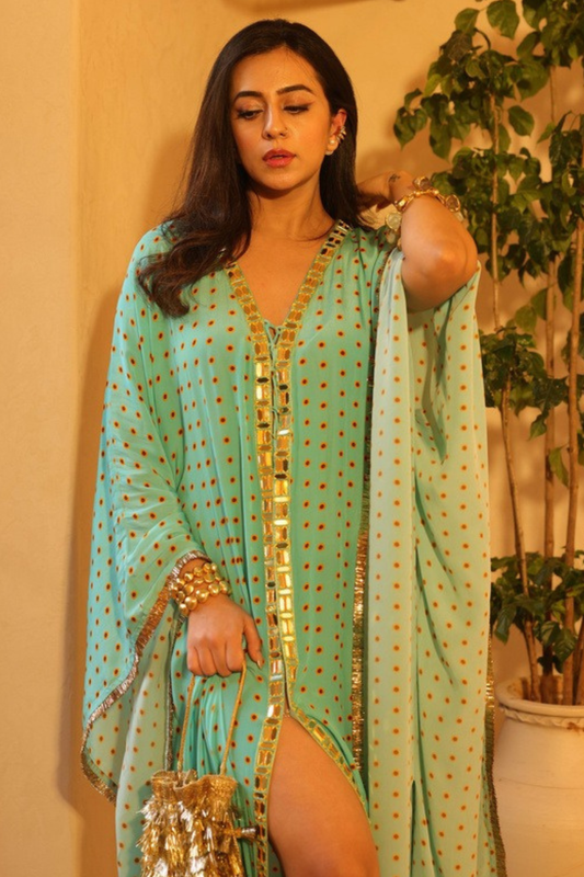 Sea-Sunflower Kaftan