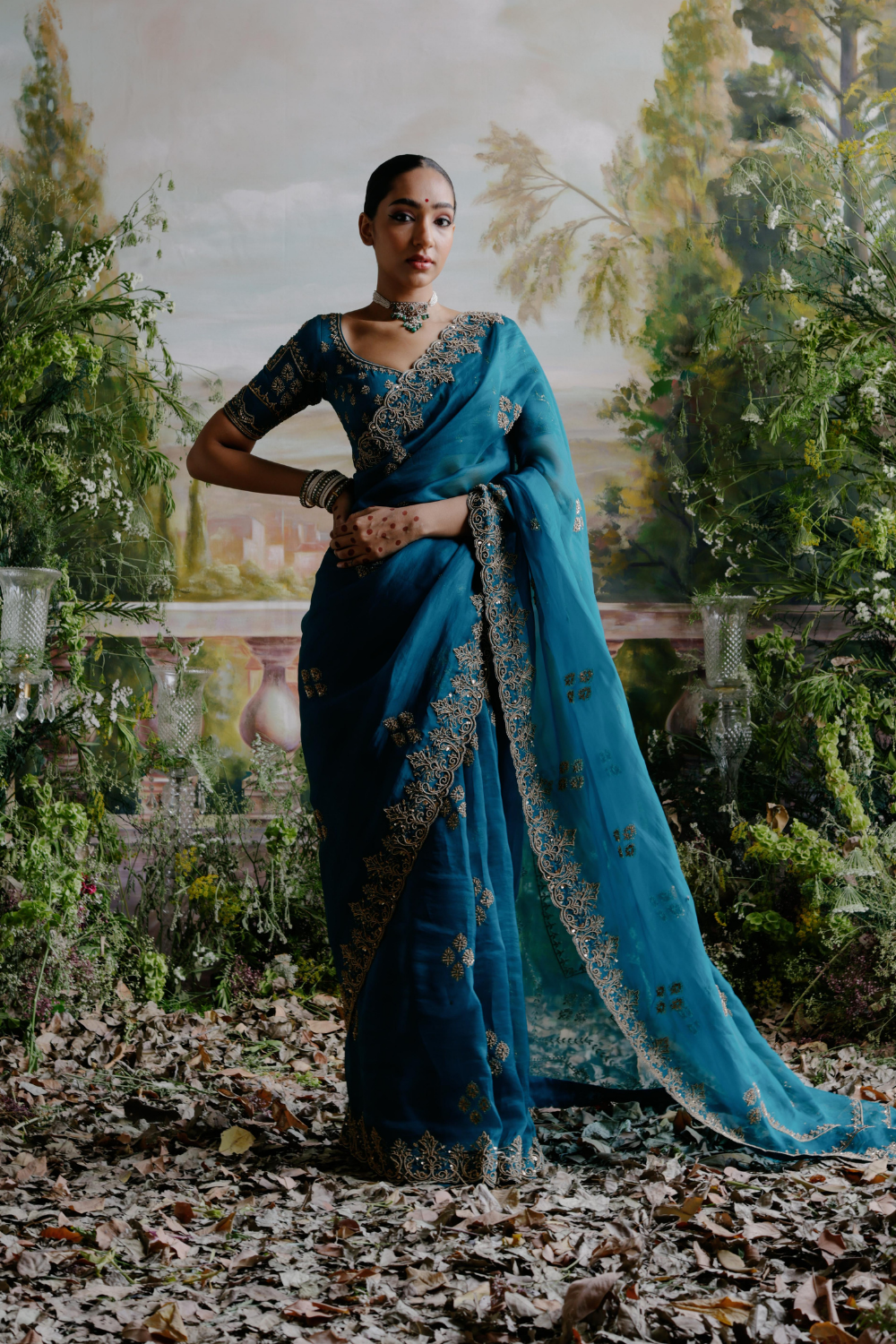 Simran Sethi Bedi in Naseem Saree