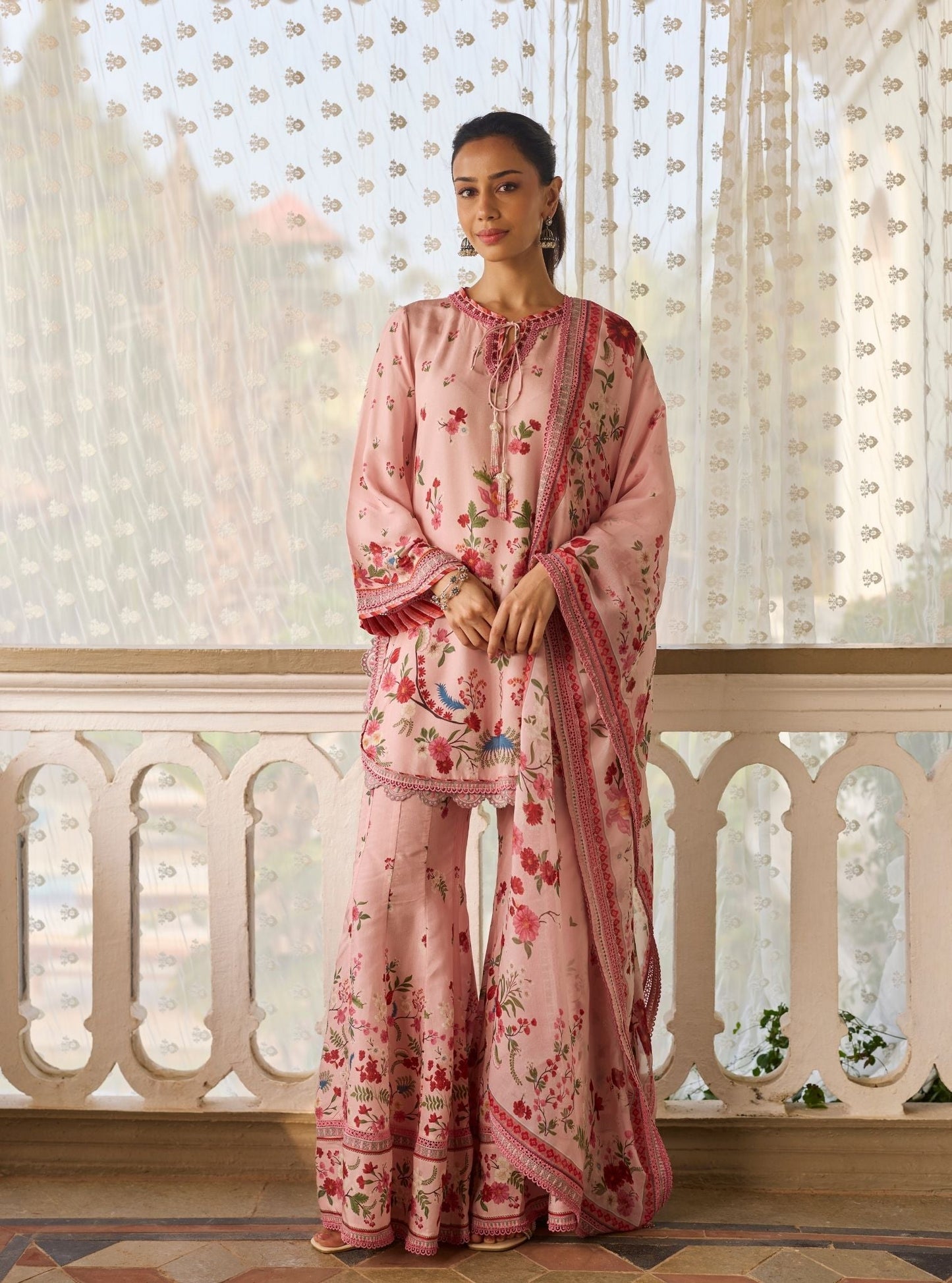 Lirae Lawn Pink Kurta Set