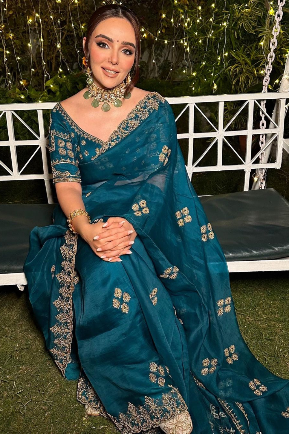Simran Sethi Bedi in Naseem Saree