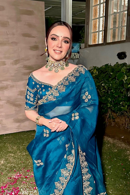 Simran Sethi Bedi in Naseem Saree