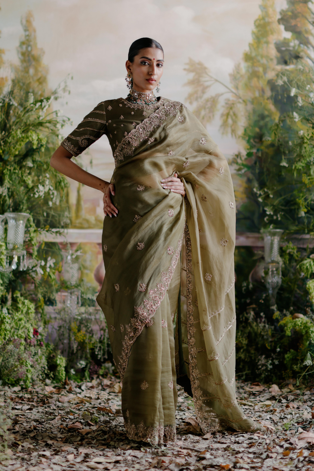 Mona Singh in Shaheen Saree