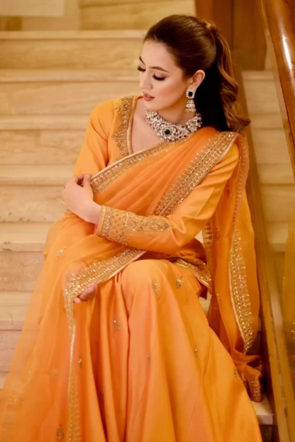 Tanisha Puri in Ragini Sharara Set