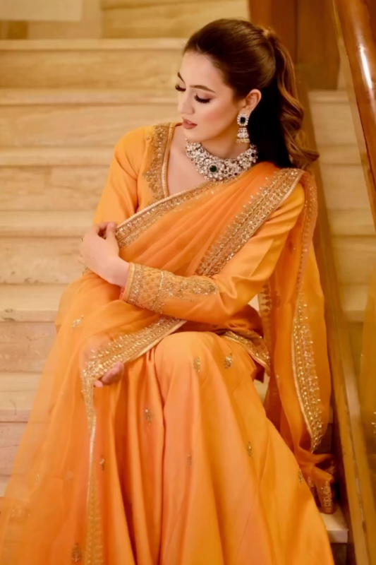 Tanisha Puri in Ragini Sharara Set