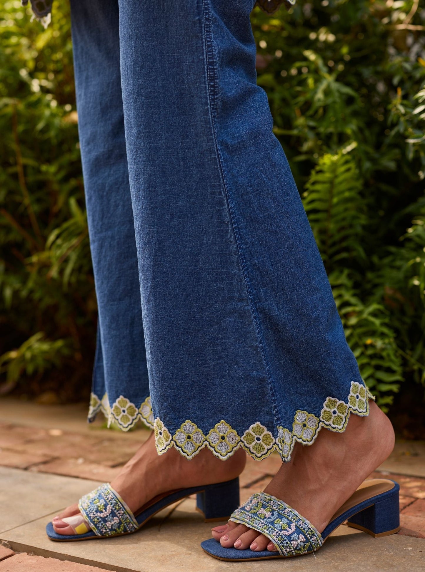 Mava Denim Kurta Set