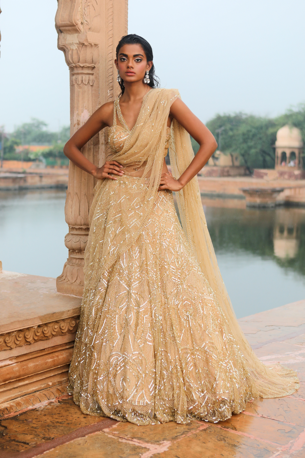 Pallavi Singh in Siya Lehenga Set