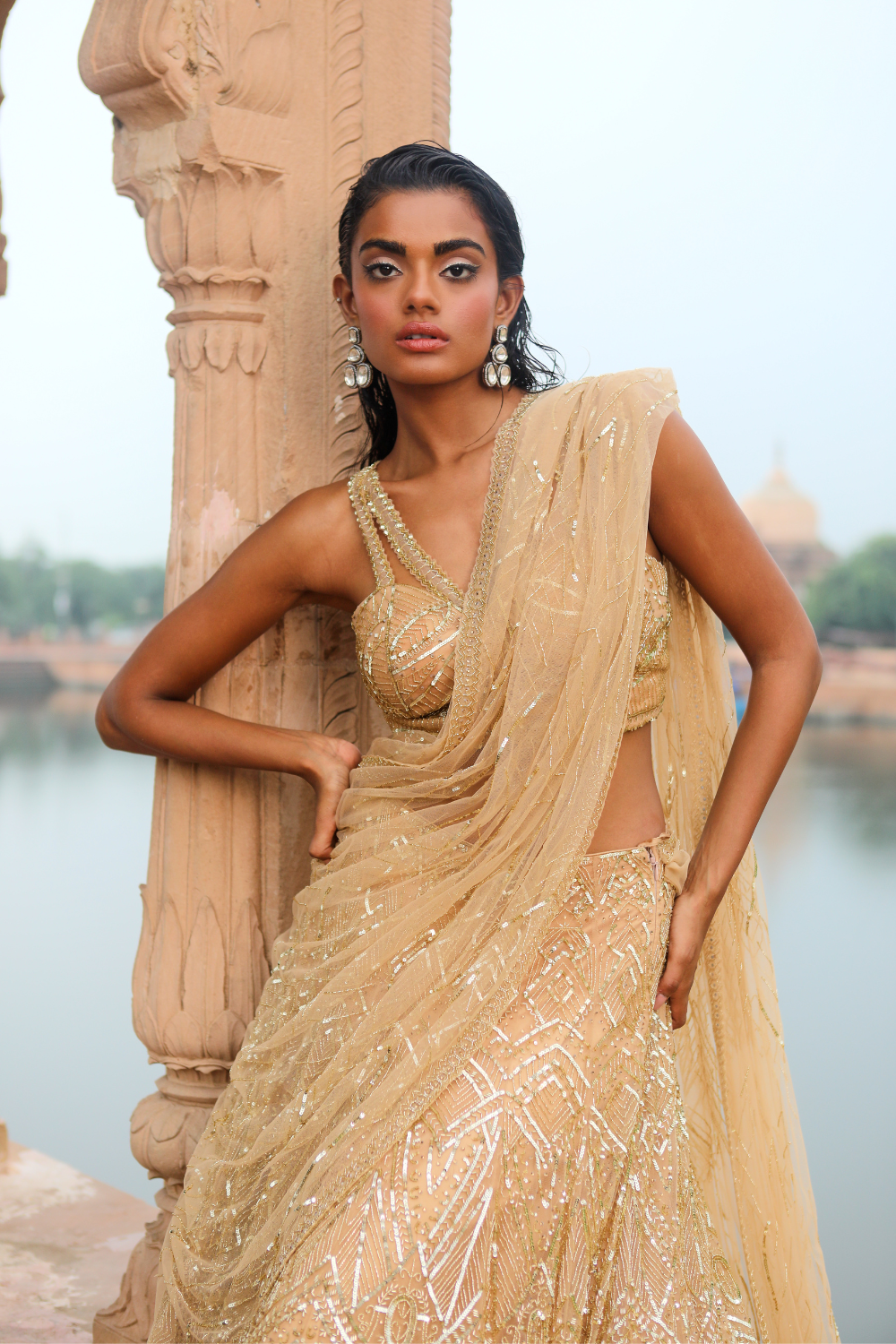 Pallavi Singh in Siya Lehenga Set