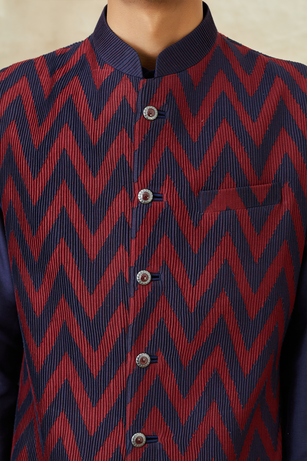 CHEVRON WAISTCOAT