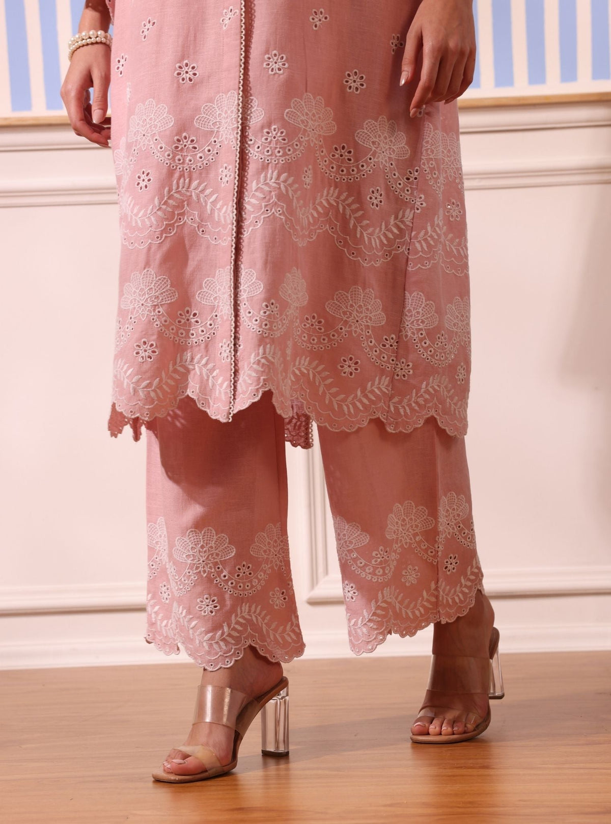 Odin Linen Pink Co-ord Set