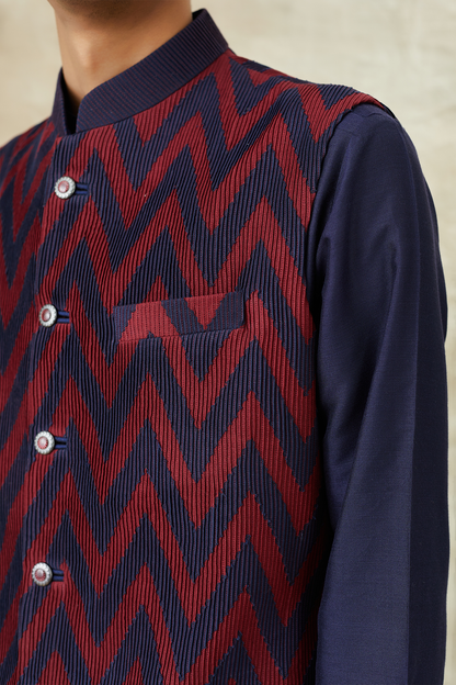 CHEVRON WAISTCOAT