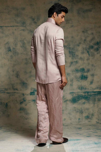 MAUVE WHISPER SHIRT SET