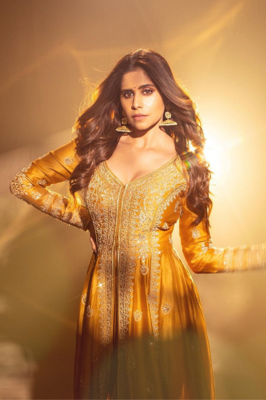 Sai Tamhankar in Zahra Anarkali Set