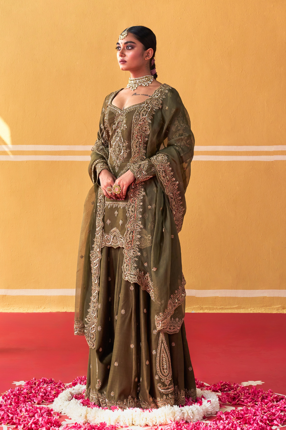 Sadhana Sharara Set