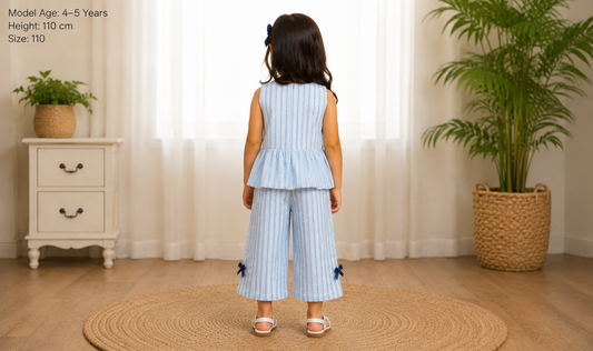 Blue stripe cordset