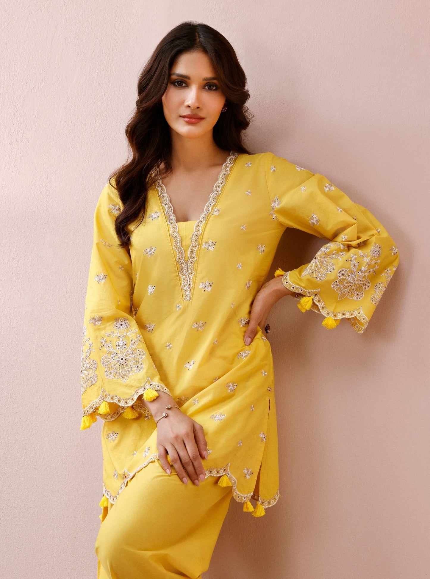 Sorelle Supima Cotton Yellow Co-ord Set