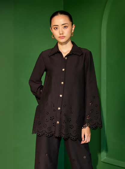 Mayfair Spacer Black Co-ord Set