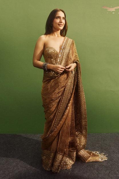 Kusha Kapila in Manjusha Saree Set