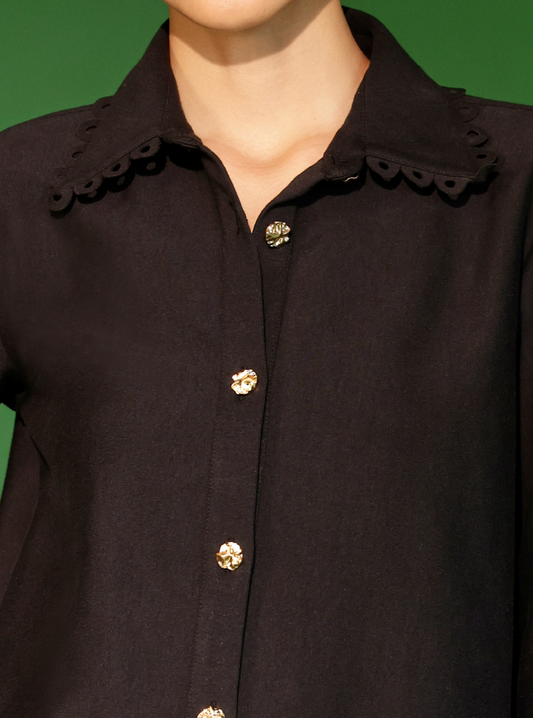 Mayfair Spacer Black Co-ord Set