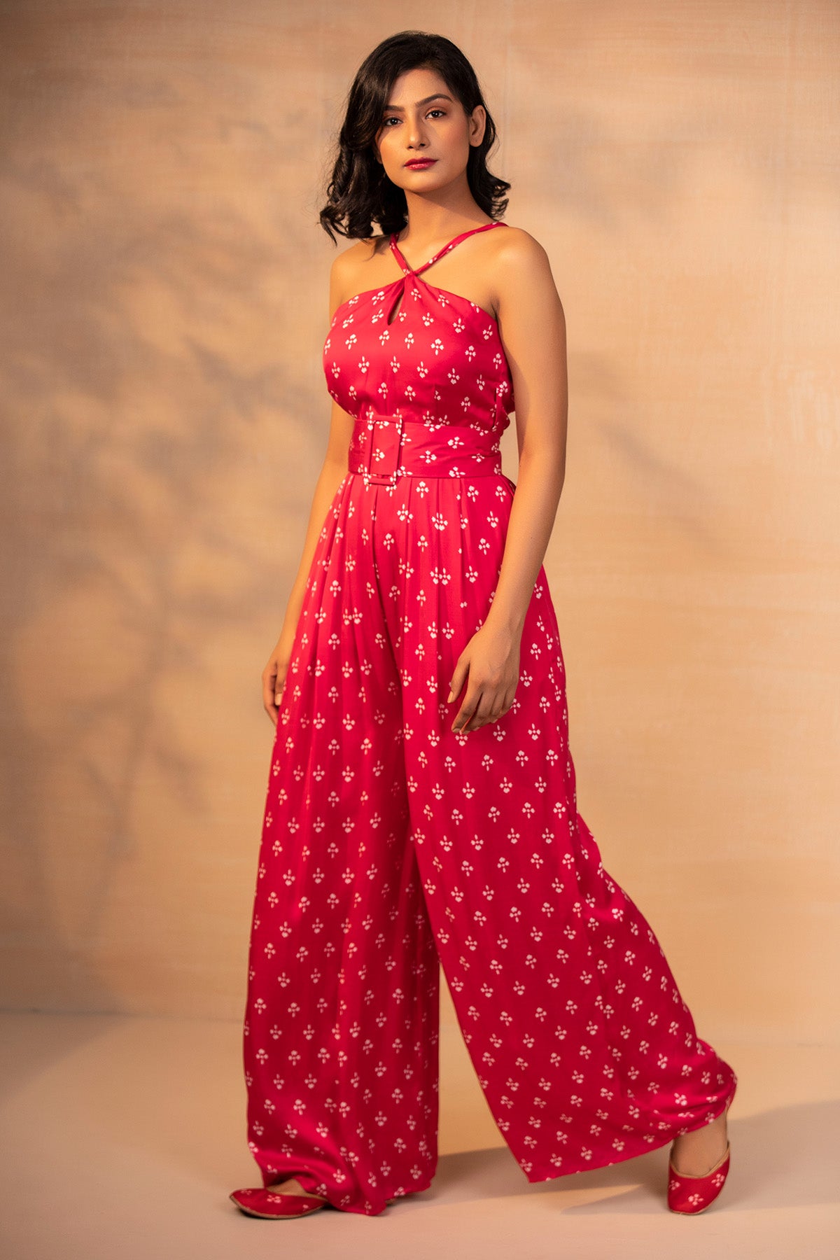 Hot Pink Jumpsuit