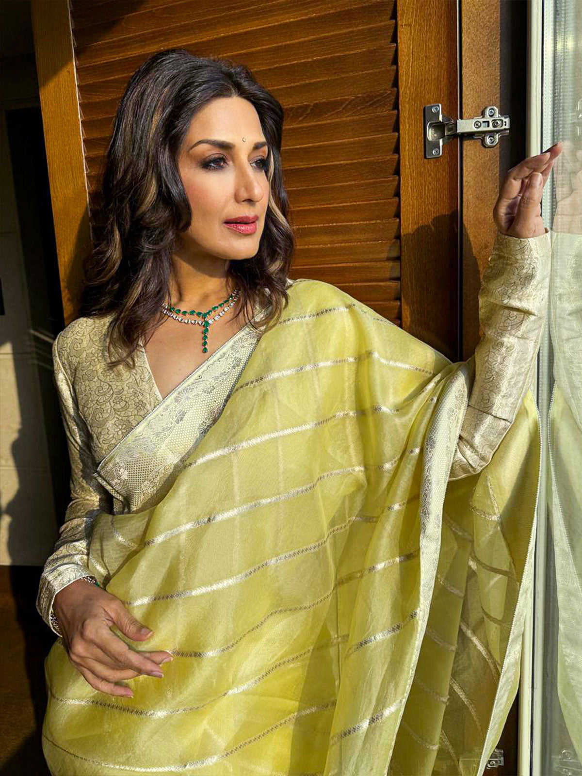 The Ivy Saree In Lemon