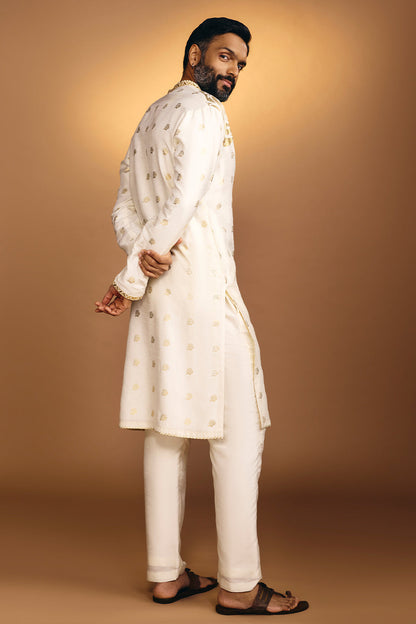 Ivory Rose Blush Kurta