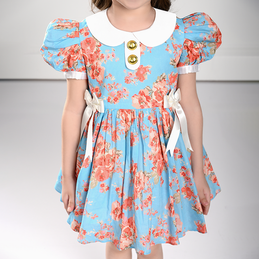 Light Blue Floral Dress
