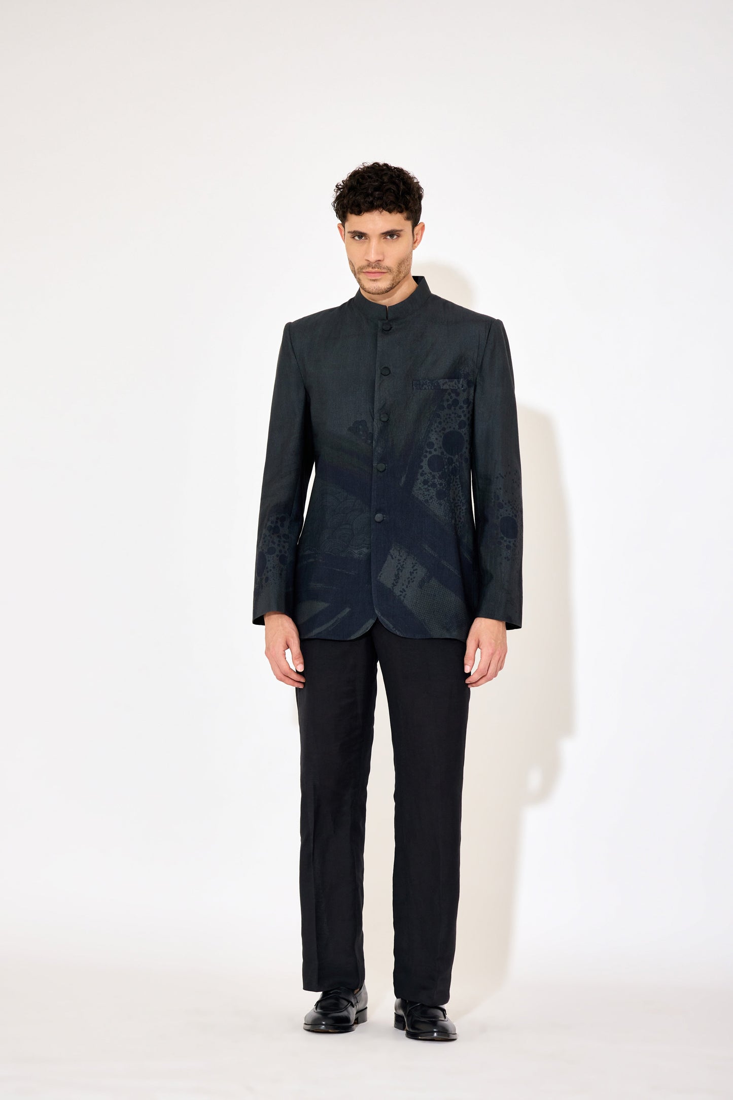 Dark green Bandgala
