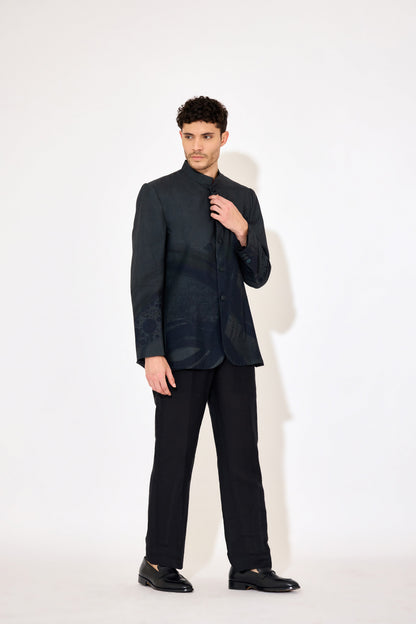 Dark green Bandgala