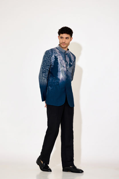 Navy blue bandgala