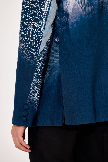 Navy blue bandgala