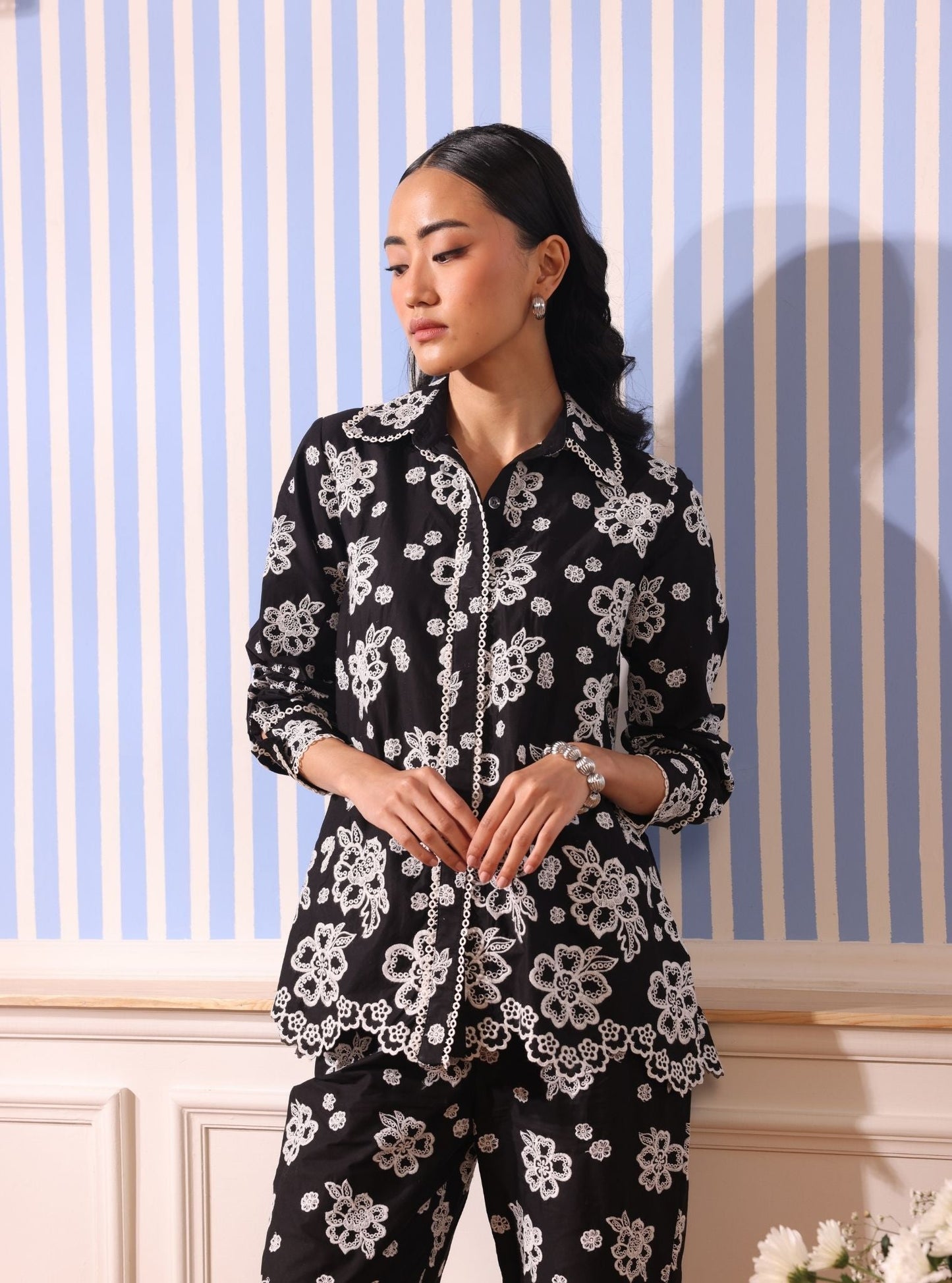 Felix Supima Cotton Black Co-ord Set