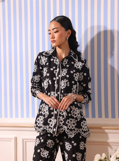 Felix Supima Cotton Black Co-ord Set