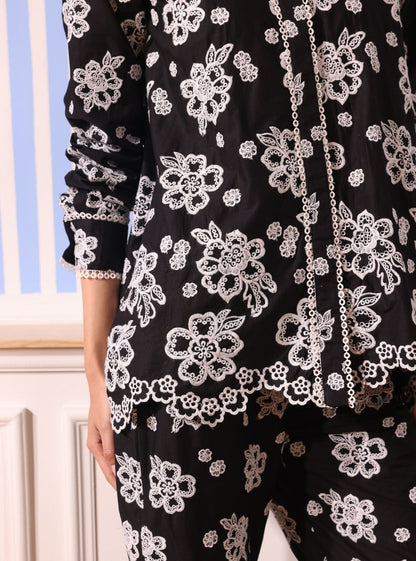 Felix Supima Cotton Black Co-ord Set