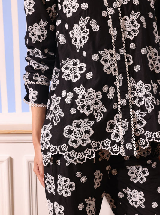 Felix Supima Cotton Black Co-ord Set