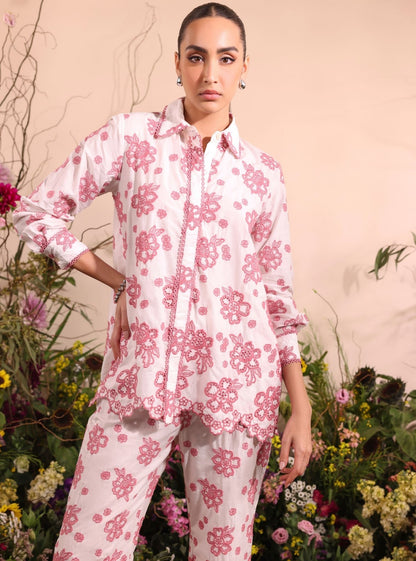 Felix Supima Cotton Off White Co-ord Set