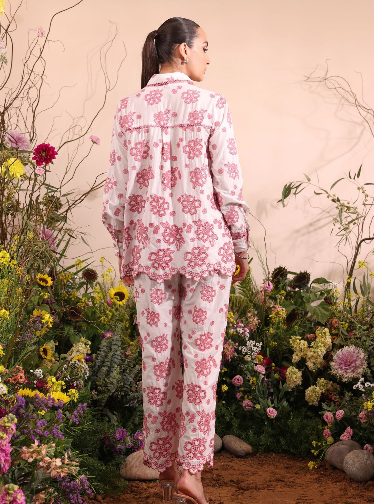 Felix Supima Cotton Off White Co-ord Set