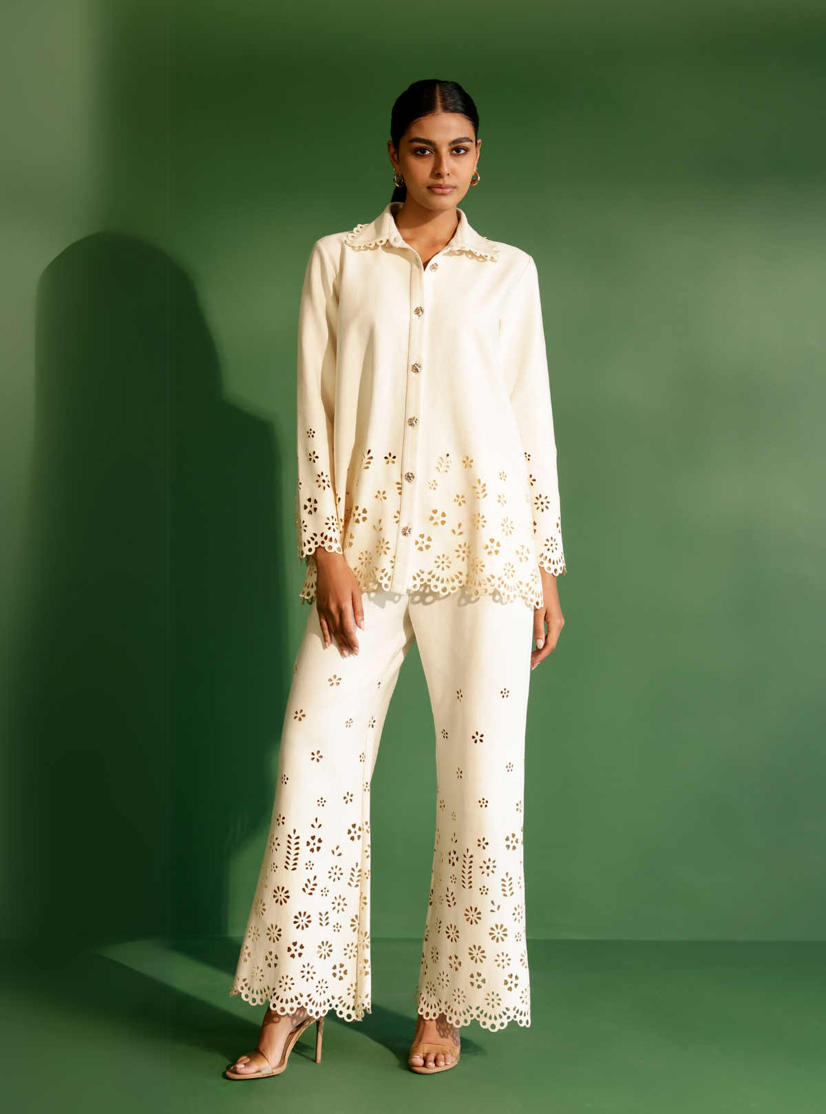 Mayfair Spacer Off White Co-ord Set