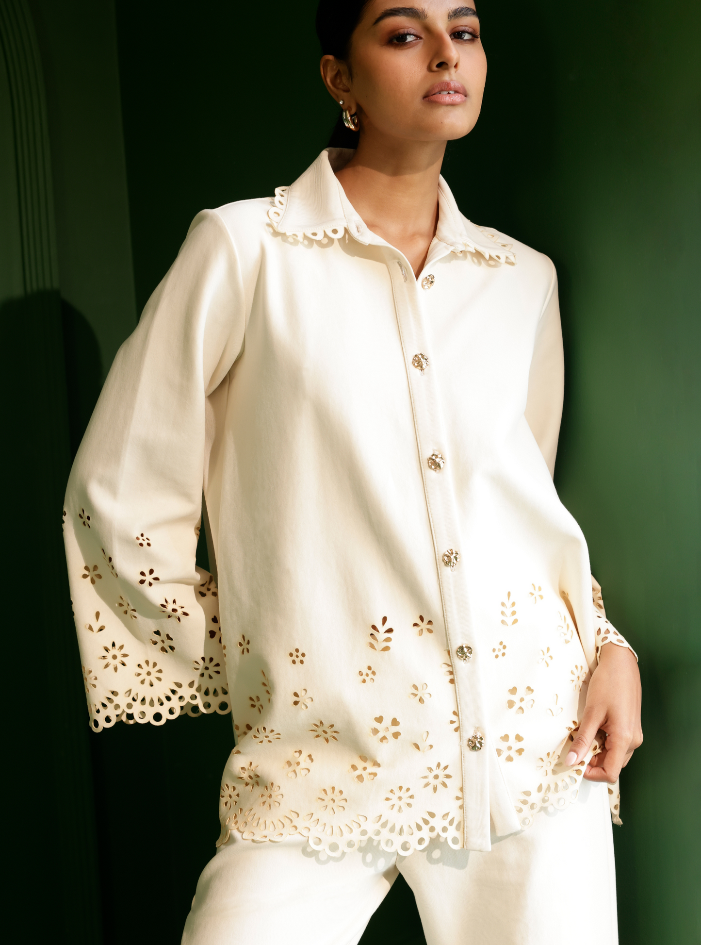 Mayfair Spacer Off White Co-ord Set