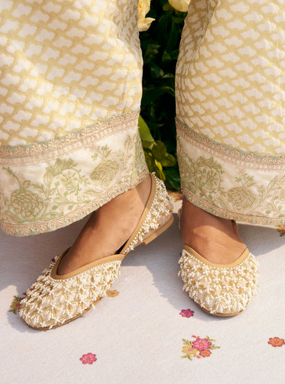 Clara Light Gold Vegan Jutti