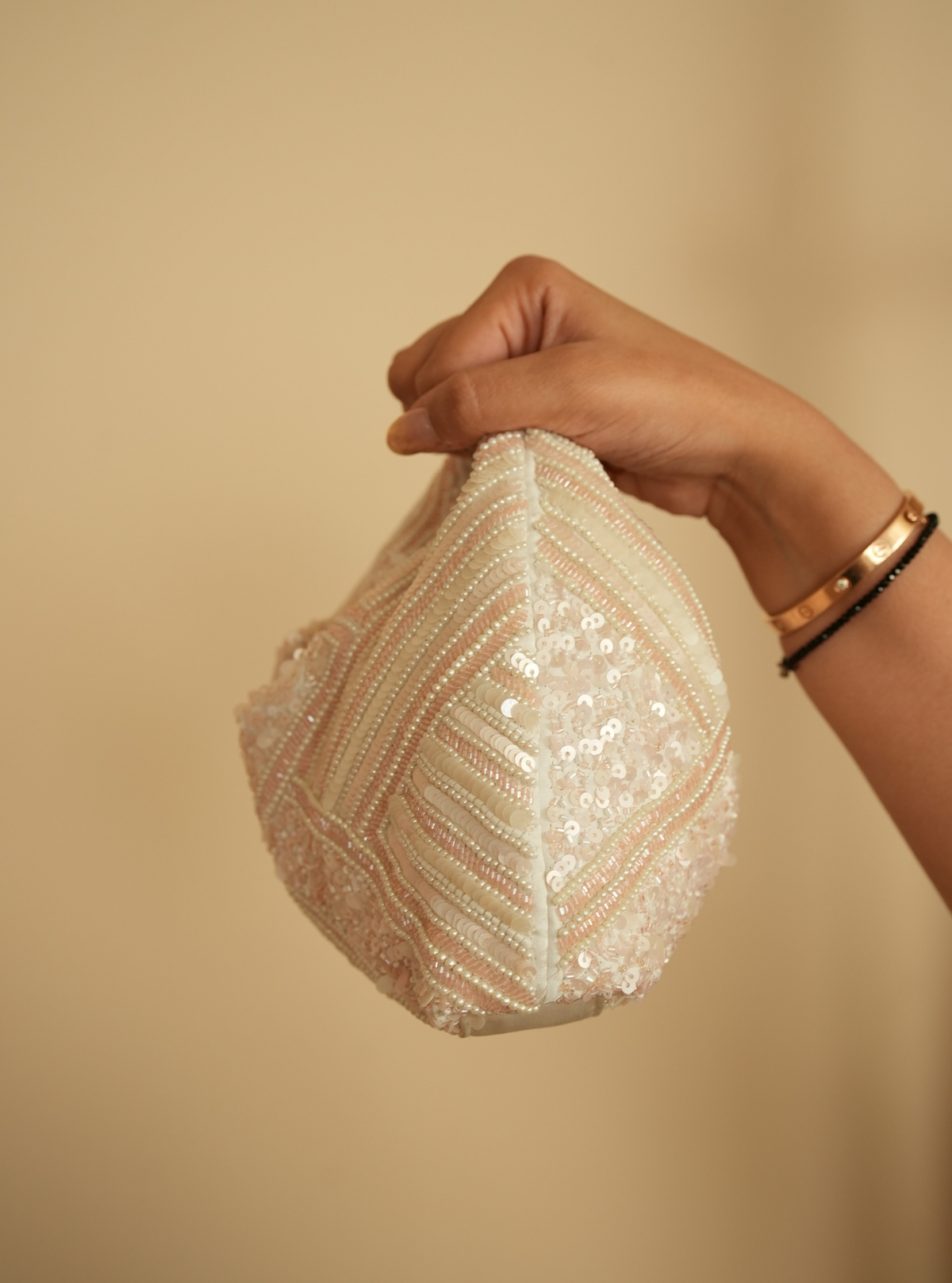 Glow White & Pink Handbag