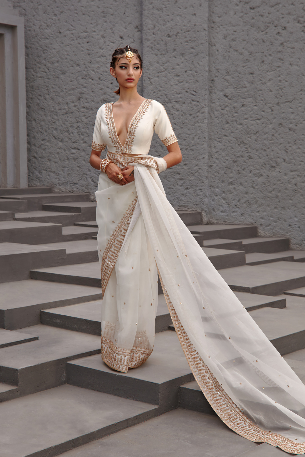 Niki Mehra in Inayat Saree