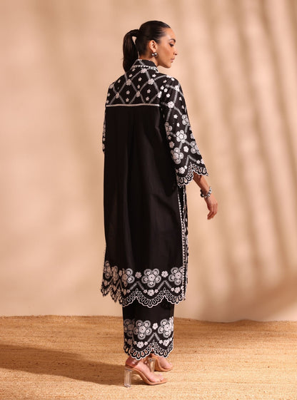 Magnus Supima Cotton Black Co-ord Set
