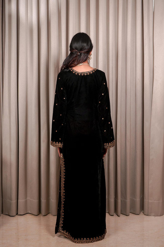 Black Kaftan Set