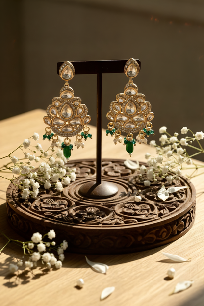 Gold plated ethnic  earings